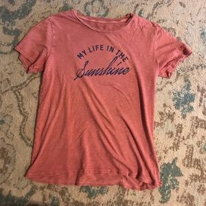 “my life in the sunshine” tee